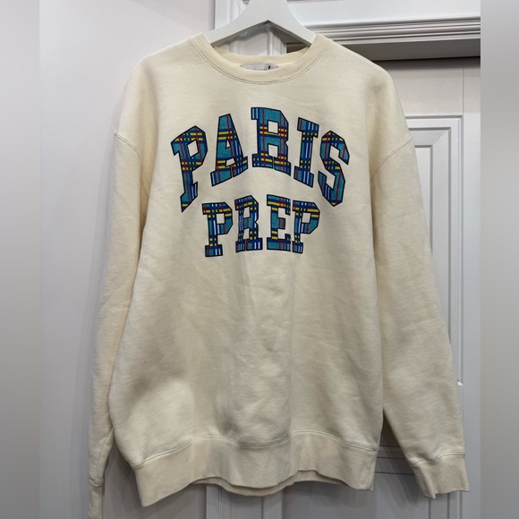 NWOT  FREE PEOPLE X FIRSTPORT PARIS PREP CREWNECK MEDIUM - Picture 2 of 4